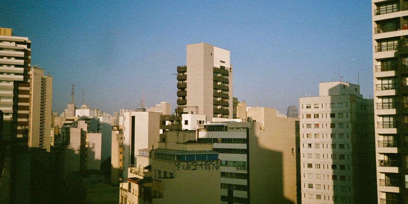 Wide view over a developing Dhaka neighbourhood where RRR land projects are located